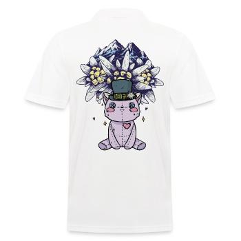 Alpes Montagnes Montagnes Nature Fleurs Nature Amoureux de la Nature - Polo Homme - blanc - Dos - Kai (181cm)