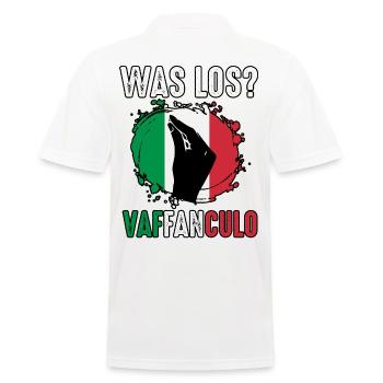 Italie Vaffanculo italien - Polo Homme - blanc - Dos - Kai (181cm)