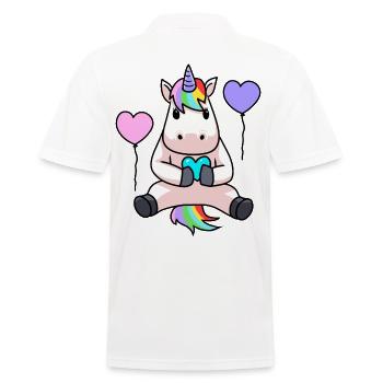 Licorne Anniversaire Cadeau d’anniversaire Enfants - Polo Homme - blanc - Dos - Kai (181cm)