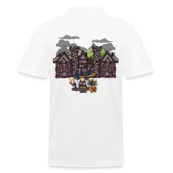 Sorcière médiévale Sorcières Halloween Sorcellerie Conte de fées - Polo Homme - blanc - Dos - Kai (181cm)