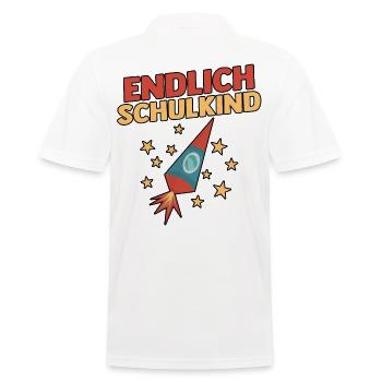 Jeunes quittant les garderies pour la rentrée scolaire Inscription des enfants à l’école - Polo Homme - blanc - Dos - Kai (181cm)