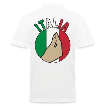 Italie Italien Italien Italie - Polo Homme - blanc - Dos - Kai (181cm)