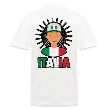 Italie Italien Italien Italie - Polo Homme - blanc - Dos - Kai (181cm)
