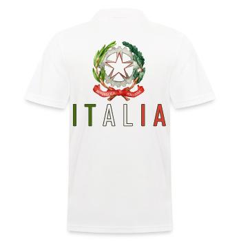 Italia Italian Italian Italy - Men's Polo Shirt - white - Back - Kai (181cm)