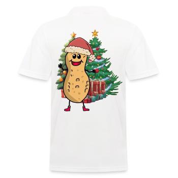 Cacahuète Arbre de Noël Noël Enfant Enfants Noix - Polo Homme - blanc - Dos - Kai (181cm)
