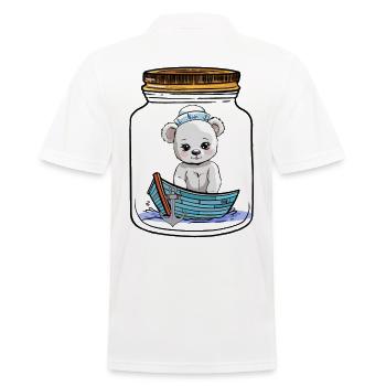 Teddy Bear Teddy Boot Boats Maritime Kids - Polo Homme - blanc - Dos - Kai (181cm)