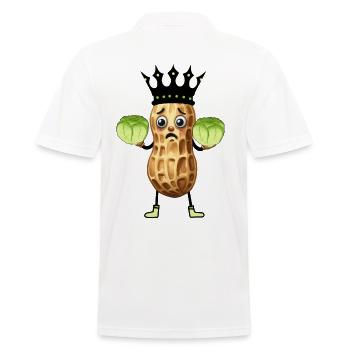 Chou Cacahuète Chou royal Légume Végétarien - Polo Homme - blanc - Dos - Kai (181cm)