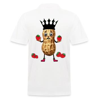 Fraises Fruits sucrés Cacahuètes Fraise Fruit - Polo Homme - blanc - Dos - Kai (181cm)