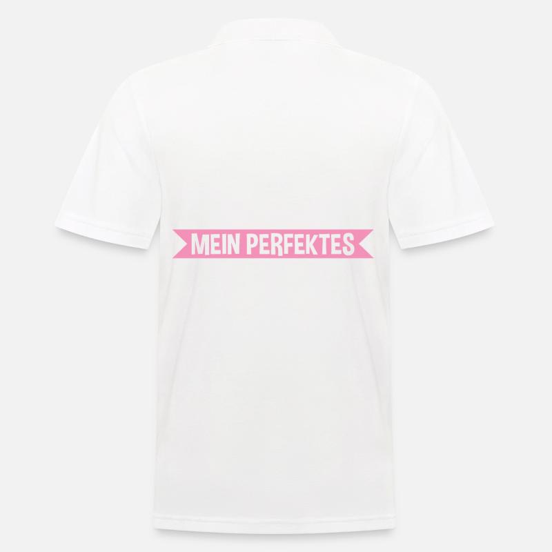 Mama Von 3 Kindern - Männer Poloshirt - Weiß