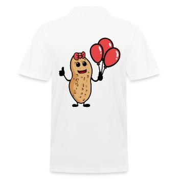 Ballons d’anniversaire cacahuètes Enfants Enfant - Polo Homme - blanc - Dos - Kai (181cm)