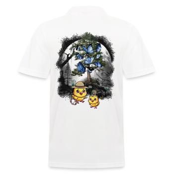 Küken Kinder Wilder Westen Western spielen Kinder - Männer Poloshirt - Weiß - Hinten - Kai (181cm)