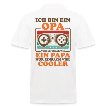 Grandpa Grandpa - Men's Polo Shirt - white - Back - Kai (181cm)