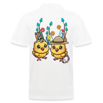 poussin Pâques Far West Enfants Enfant Bébé - Polo Homme - blanc - Dos - Kai (181cm)