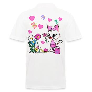 Chat Chats Enfant Enfants Bébé - Polo Homme - blanc - Dos - Kai (181cm)