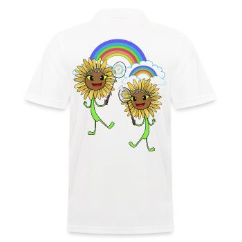 Joueur de Tennis Tenni Tournesol Tournesol Enfant - Polo Homme - blanc - Dos - Kai (181cm)