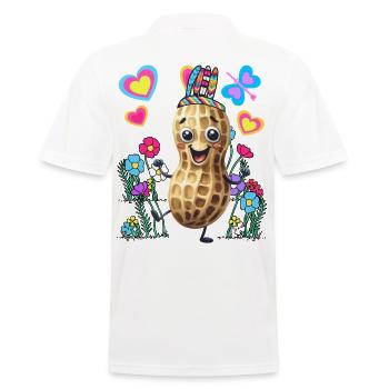 Kids Peanut Peanuts Child Toddlers Baby - Men's Polo Shirt - white - Back - Kai (181cm)