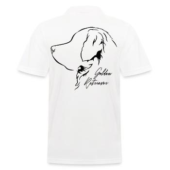 GOLDEN RETRIEVER Profil Chiens Wilsigns - Polo Homme - blanc - Dos - Kai (181cm)
