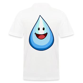 Gouttes d’eau Gouttes gouttes de pluie Pluie - Polo Homme - blanc - Dos - Kai (181cm)