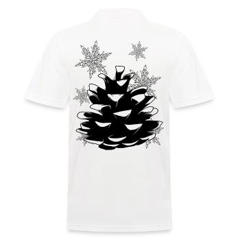 Arbres nature cônes noël noël nature ami - Polo Homme - blanc - Dos - Kai (181cm)