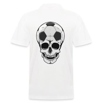 Football football match de football But Totenkopf - Polo Homme - blanc - Dos - Kai (181cm)