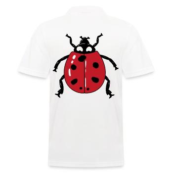 Mai Coccinelle Coccinelle Porte-bonheur Printemps Pâques - Polo Homme - blanc - Dos - Kai (181cm)
