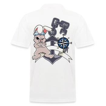 Sailor Compass Ancre Lapin Marin Capitaine Ahoi - Polo Homme - blanc - Dos - Kai (181cm)