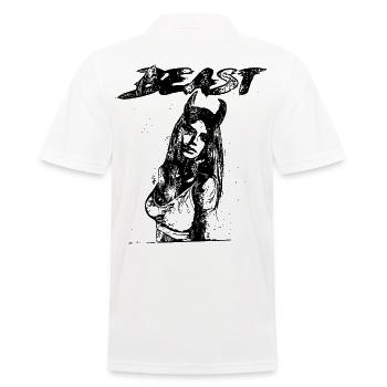2reborn Sexy BEAST Demon girl devil 1 - Männer Poloshirt - Weiß - Hinten - Kai (181cm)