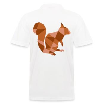 écureuil - Polo Homme - blanc - Dos - Kai (181cm)