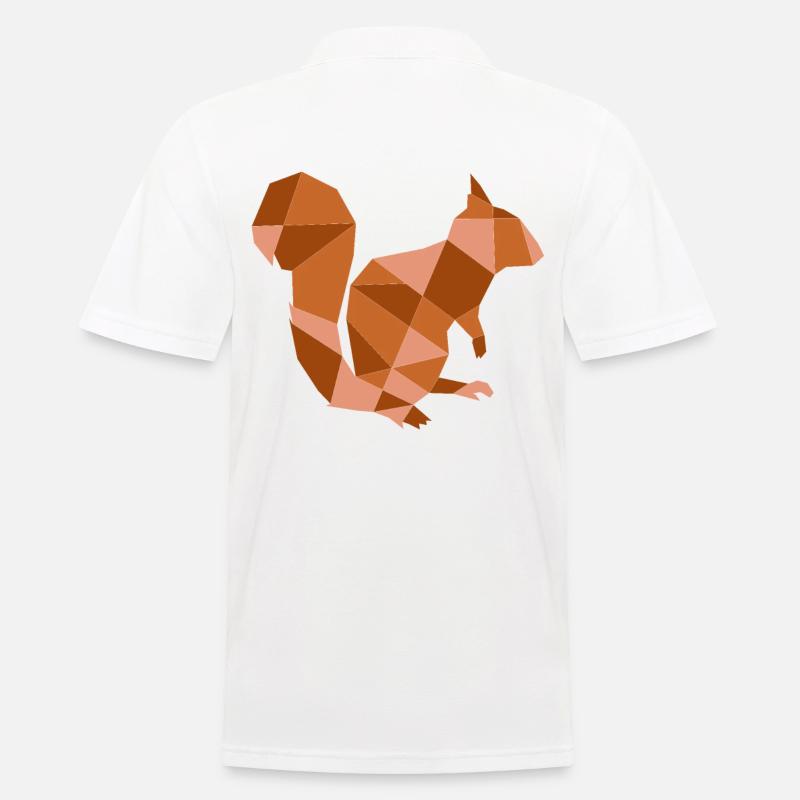 Eichhörnchen - Männer Poloshirt - Weiß