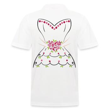 Robe de mariée Chemise - Polo Homme - blanc - Dos - Kai (181cm)