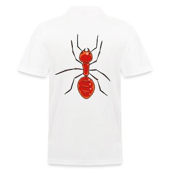 Fourmis Insectes Forêt Animaux Forêt Habitant Enfant - Polo Homme - blanc - Dos - Kai (181cm)