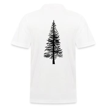 Sapin forêt nature écologie environnement arbres Flore - Polo Homme - blanc - Dos - Kai (181cm)