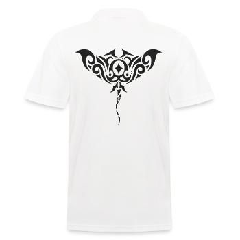 Raies épineuses - Polo Homme - blanc - Dos - Kai (181cm)