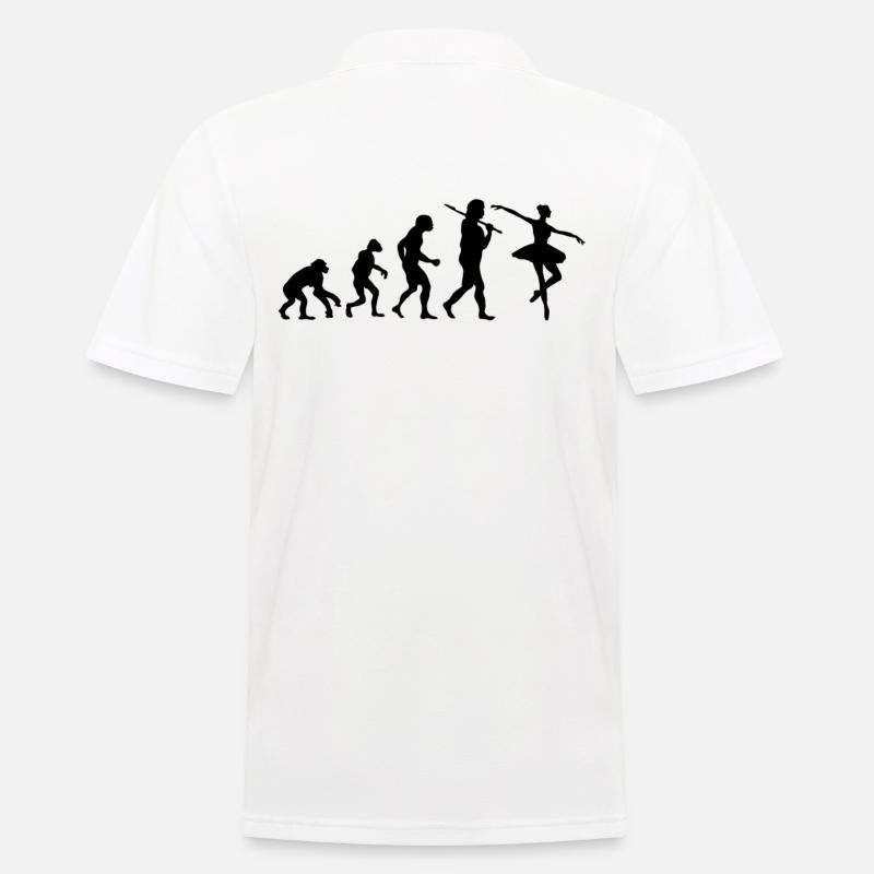 Evolution Ballet - Men's Polo Shirt - white