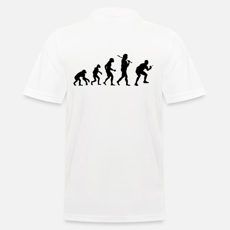 Evolution Tischtennis - Männer Poloshirt - Weiß