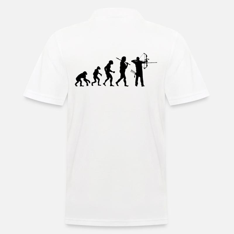Evolution Tir à l’arc - Polo Homme - blanc