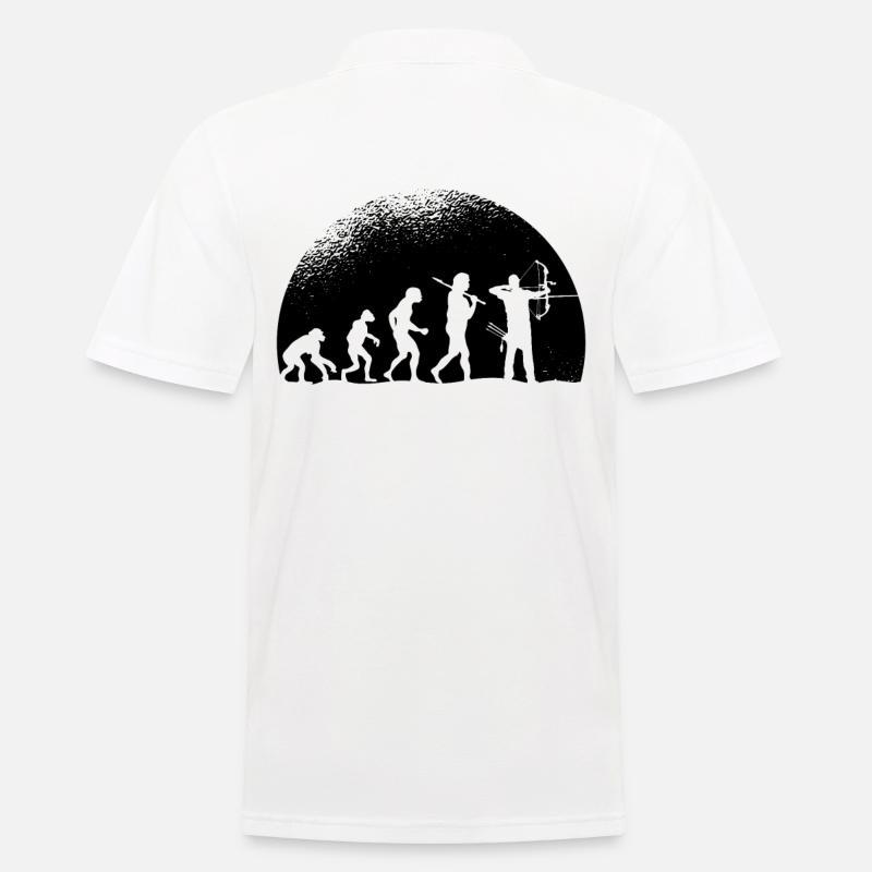Evolution Tir à l’arc - Polo Homme - blanc