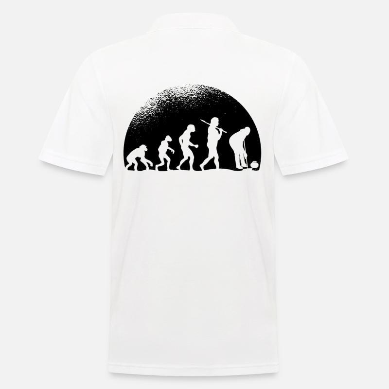 Evolution Curling - Men's Polo Shirt - white