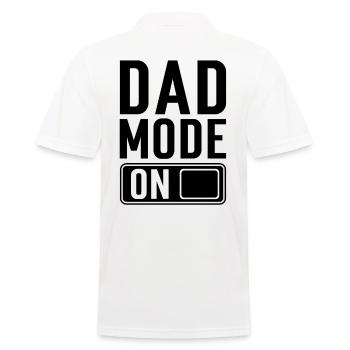 Père-être Père Cadeau Dire - Polo Homme - blanc - Dos - Kai (181cm)