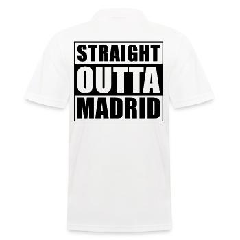 Tout droit sorti de Madrid - Polo Homme - blanc - Dos - Kai (181cm)