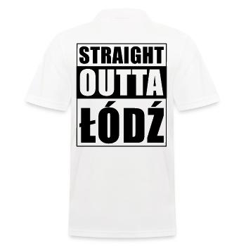Tout droit sorti Lodz - Polo Homme - blanc - Dos - Kai (181cm)