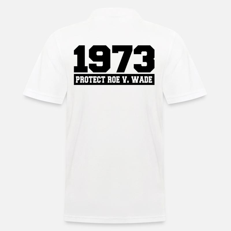 Roe v Wade 1973 - Männer Poloshirt - Weiß