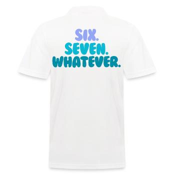 six seven - Men's Polo Shirt - white - Back - Kai (181cm)