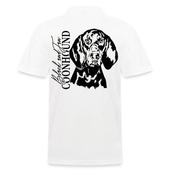 BLACK AND TAN COONHOUND Chiens de chasse Wilsigns - Polo Homme - blanc - Dos - Kai (181cm)