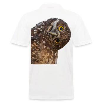 Hibou - Polo Homme - blanc - Dos - Kai (181cm)