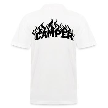 Camper Flames - Polo Homme - blanc - Dos - Kai (181cm)