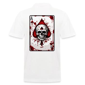 ACE - Men's Polo Shirt - white - Back - Kai (181cm)