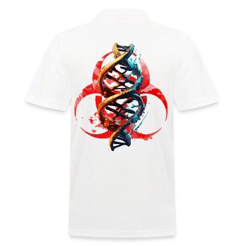 Mutant - Men's Polo Shirt - white - Back - Kai (181cm)