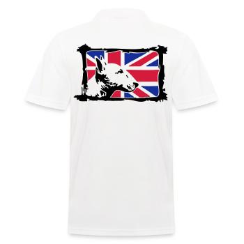 Bullterrier - Men's Polo Shirt - white - Back - Kai (181cm)