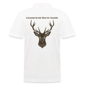 haute saone - Polo Homme - blanc - Dos - Kai (181cm)
